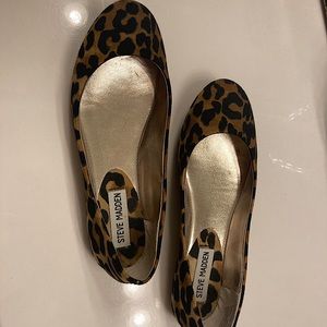 Steve Madden cheetah flats
